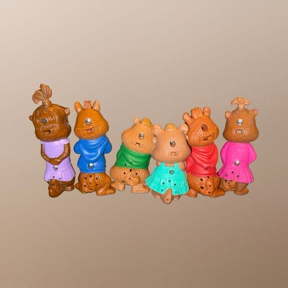 Vintage McDonalds Alvin & The Chipmunks & Chippets Figures A30 - Picture 6 of 8